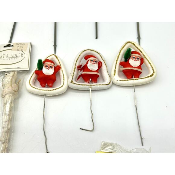 Junk Drawer Lot Of Vtg Christmas Décor Decorations Ornaments Santa Bells Crafts - Picture 7 of 12